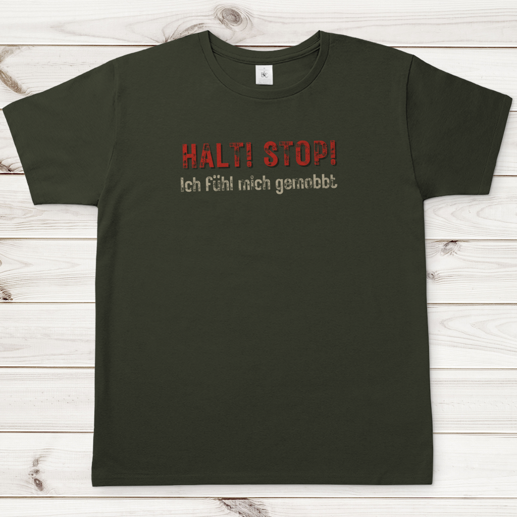 Herren T-Shirt halt!
