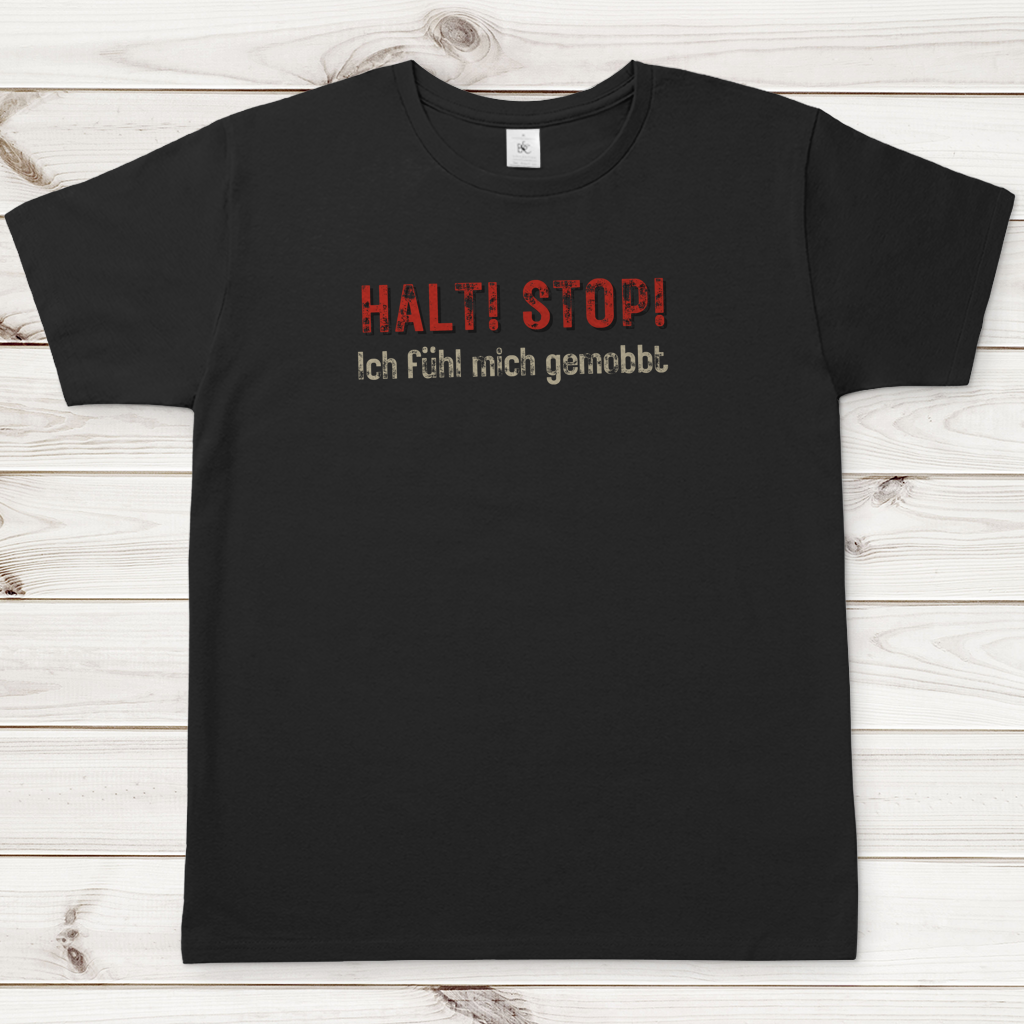 Herren T-Shirt halt!