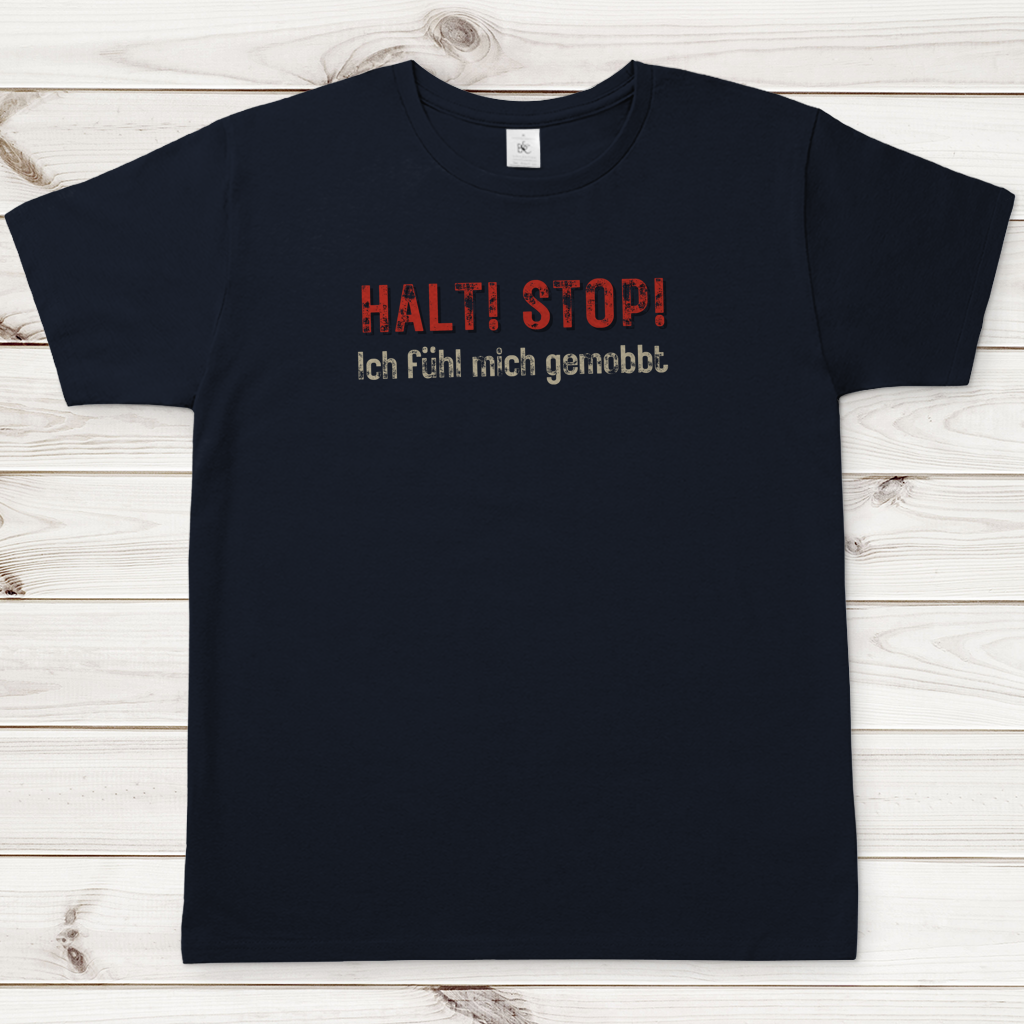 Herren T-Shirt halt!