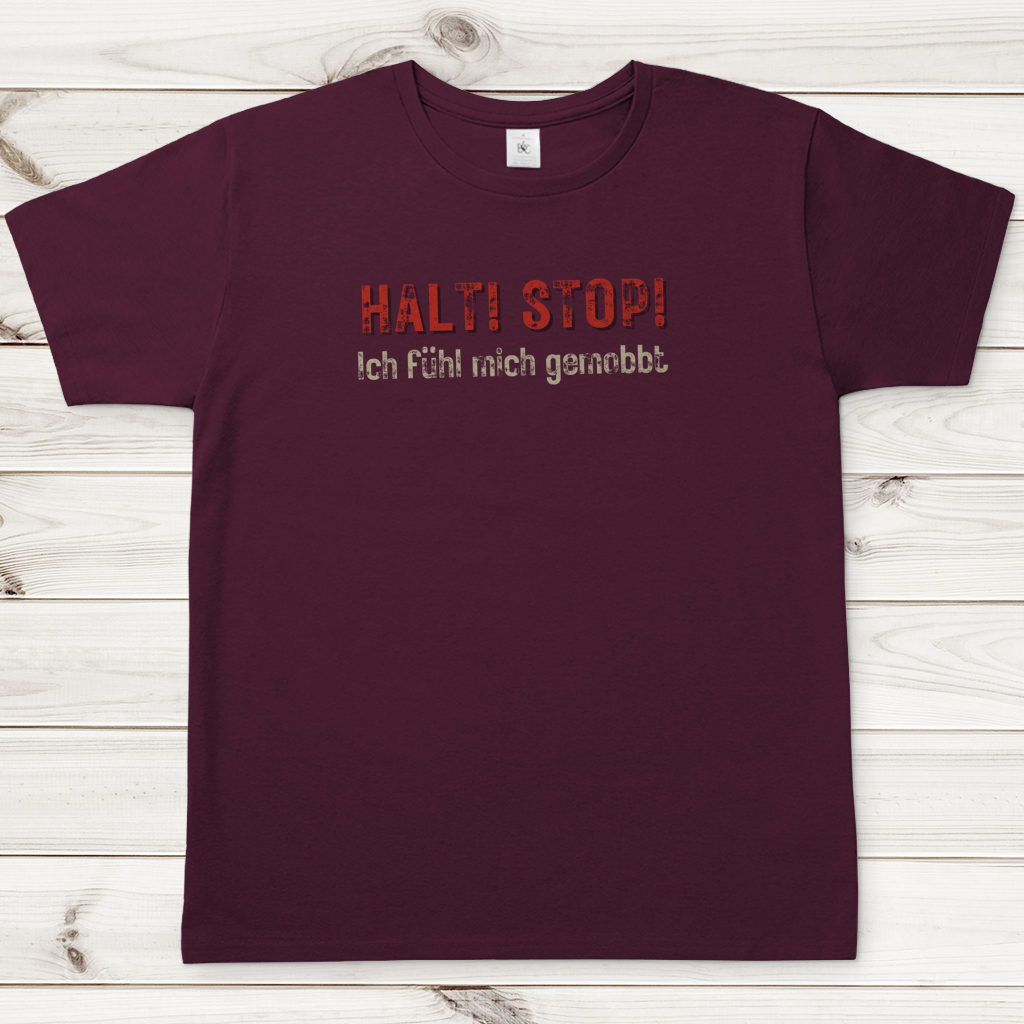 Herren T-Shirt halt!