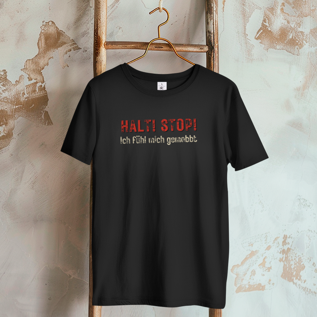 Damen T-Shirt halt!