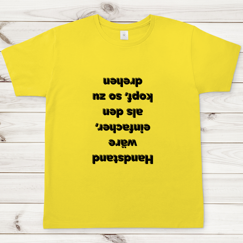 Herren T-Shirt Handstand