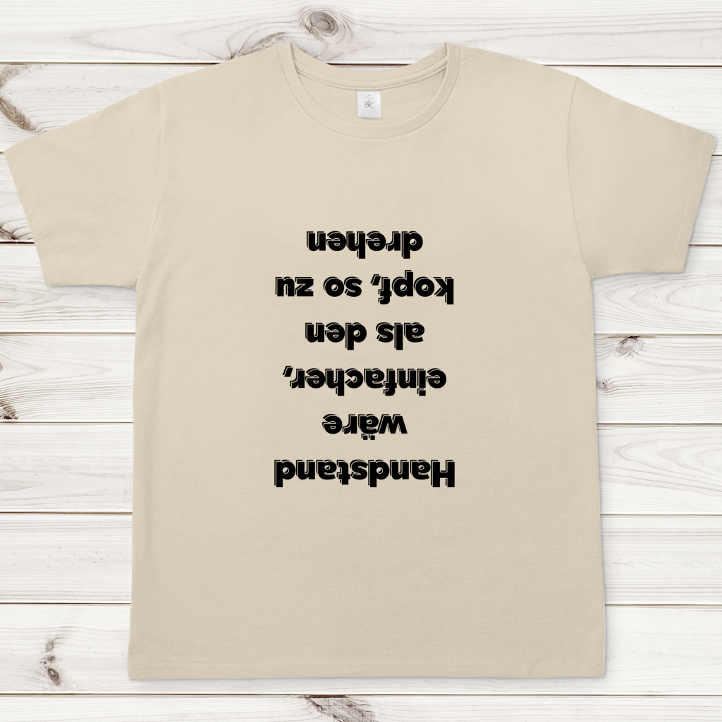 Herren T-Shirt Handstand