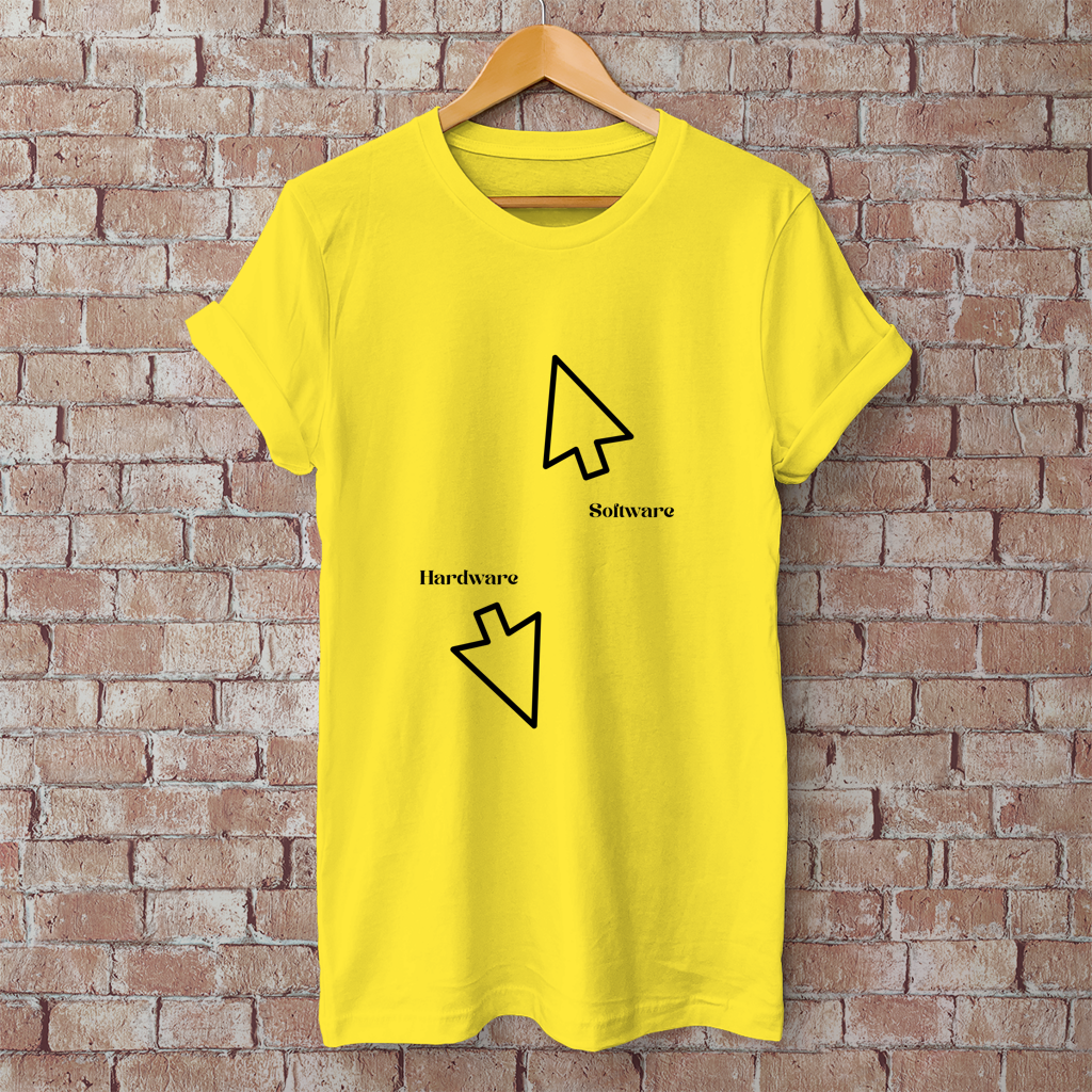 Herren T-Shirt software/hardware