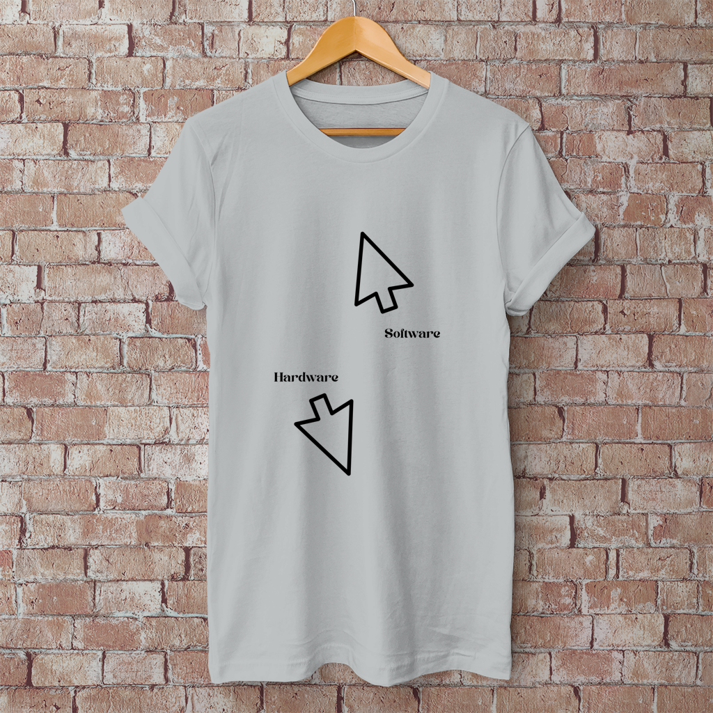 Herren T-Shirt software/hardware