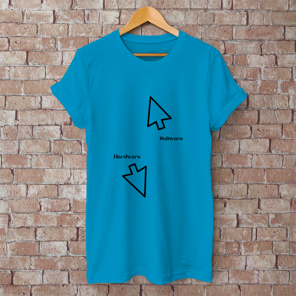 Herren T-Shirt software/hardware