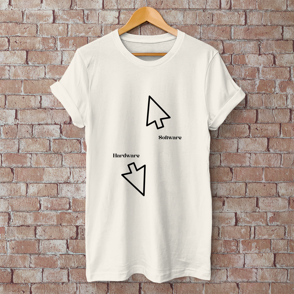 Herren T-Shirt software/hardware