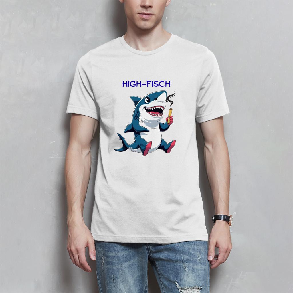 Herren T-Shirt high- fisch