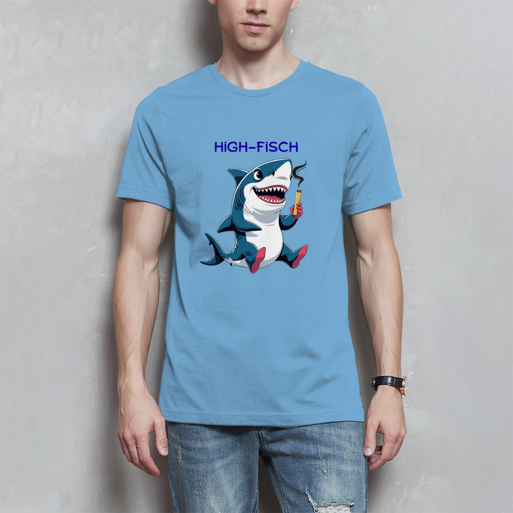 Herren T-Shirt high- fisch