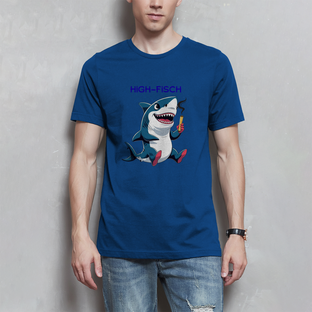 Herren T-Shirt high- fisch