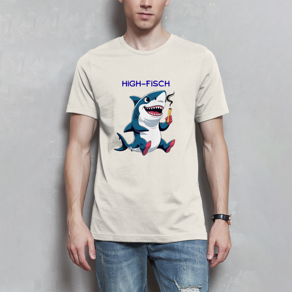 Herren T-Shirt high- fisch