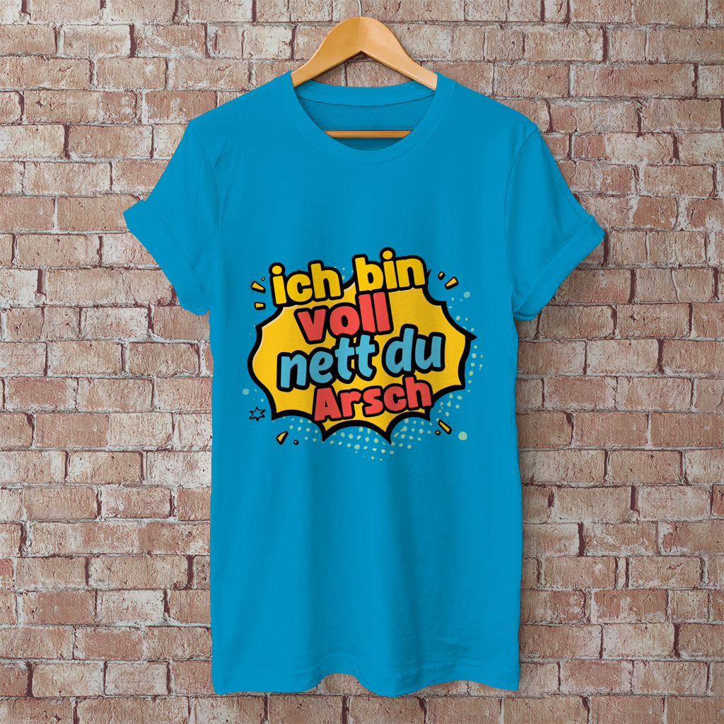 Herren T-Shirt voll nett