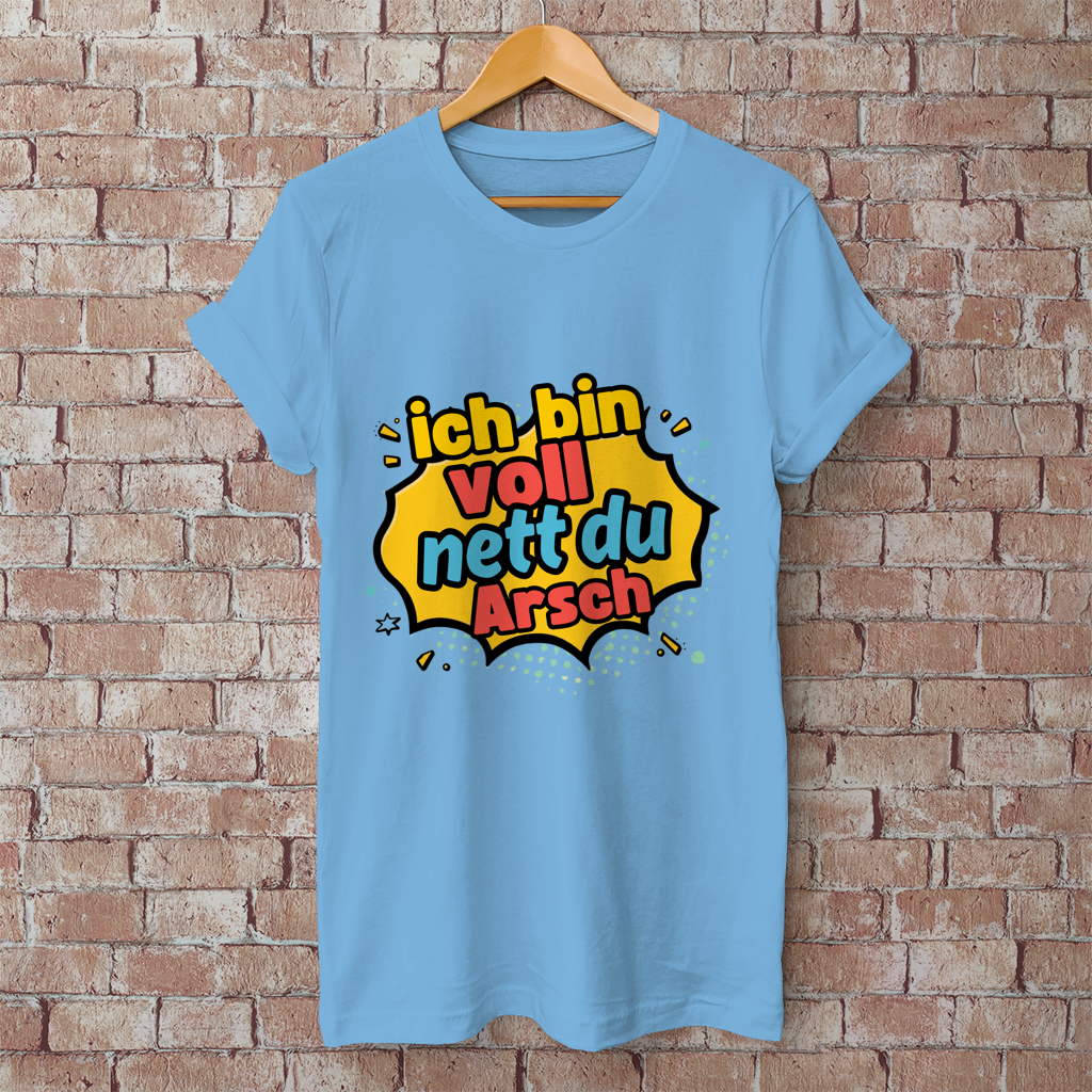 Herren T-Shirt voll nett