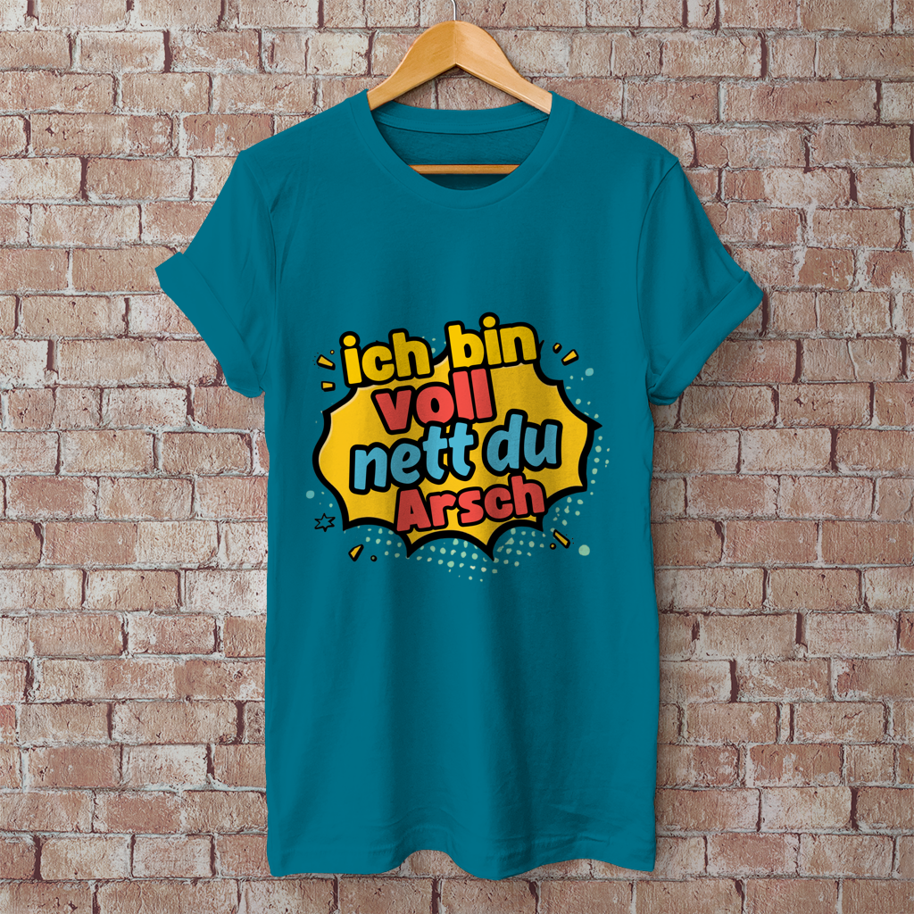 Herren T-Shirt voll nett