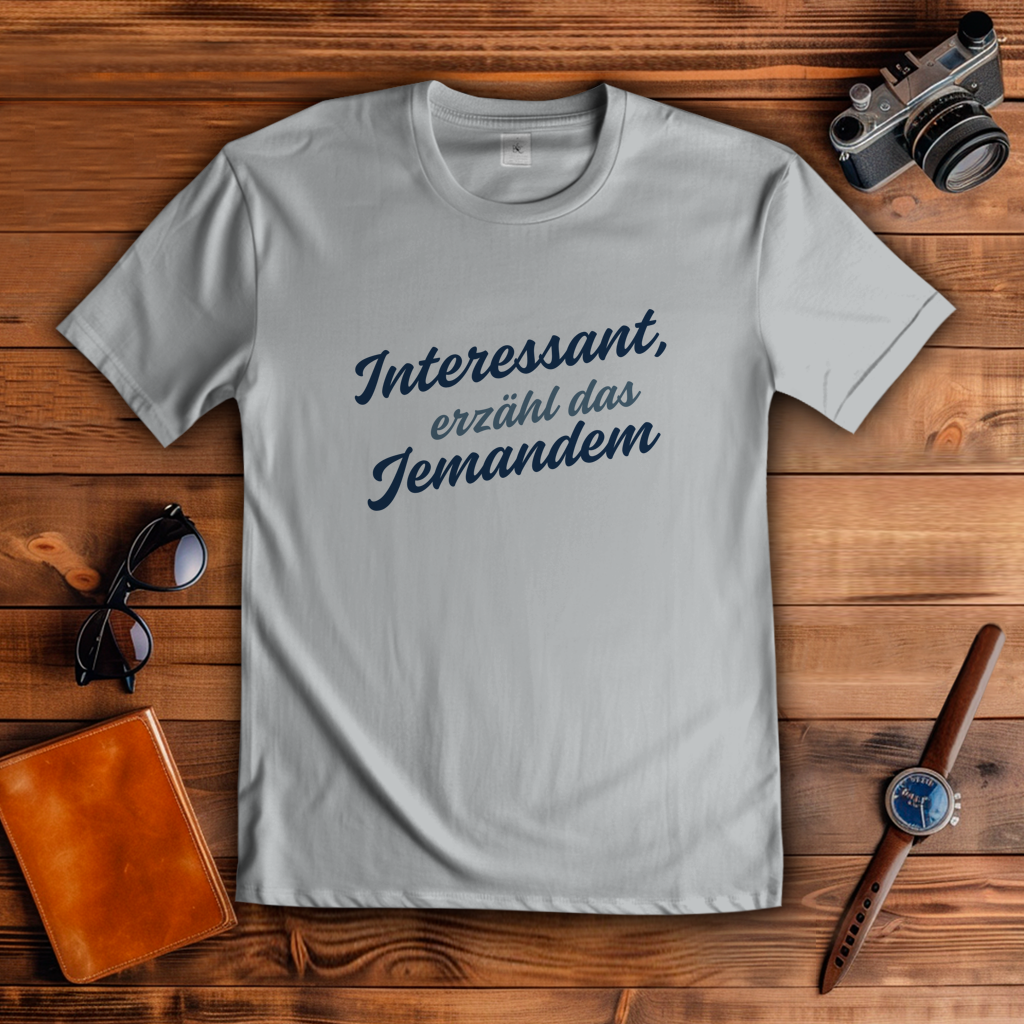 Herren T-Shirt interessant