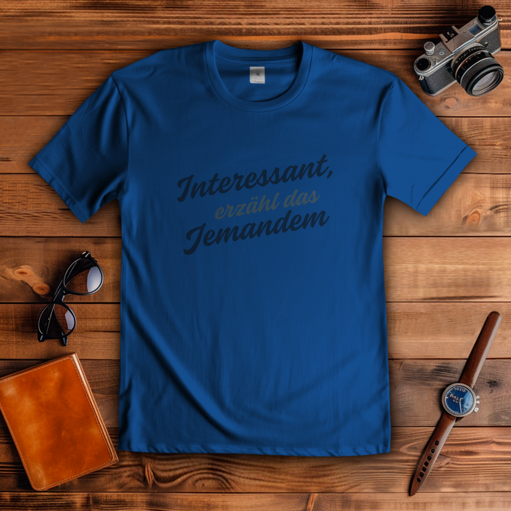 Herren T-Shirt interessant