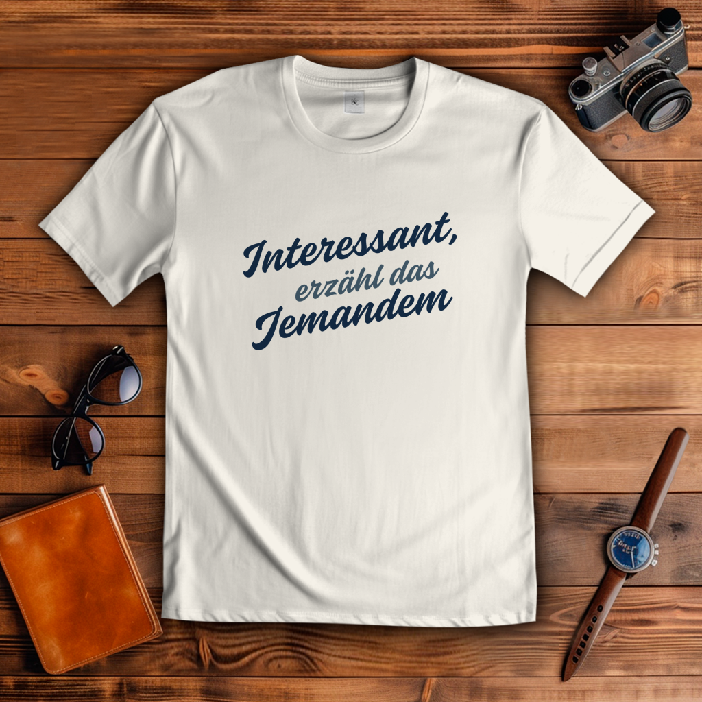 Herren T-Shirt interessant