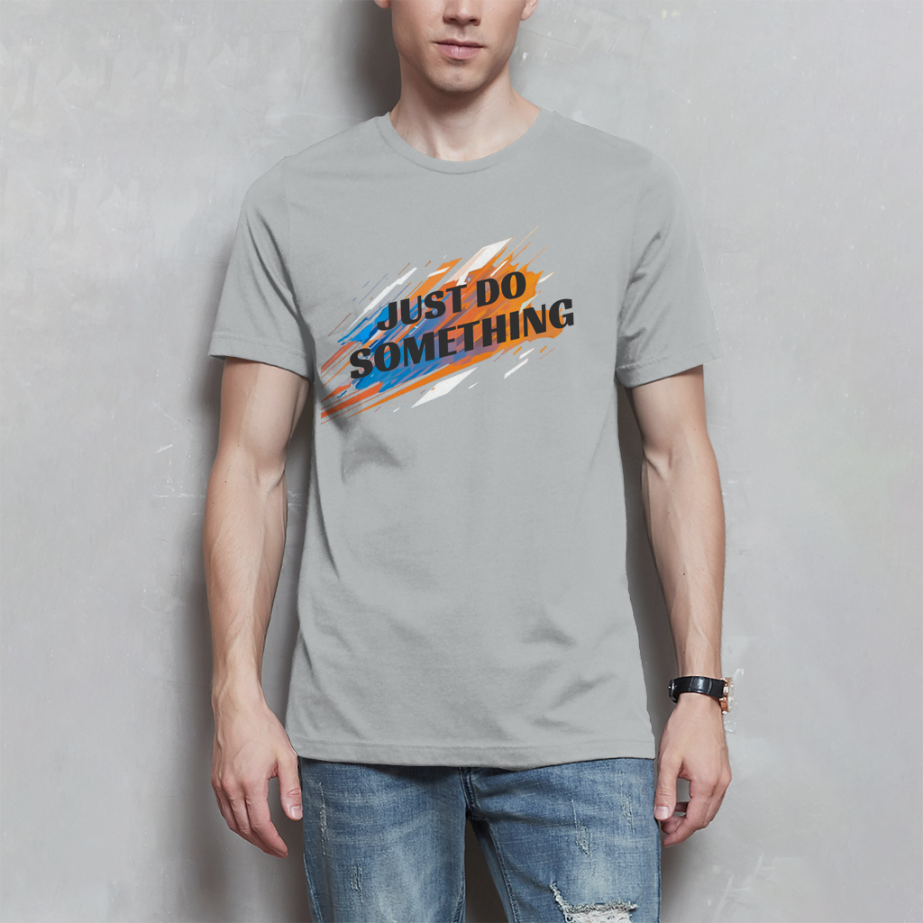 Herren T-Shirt something