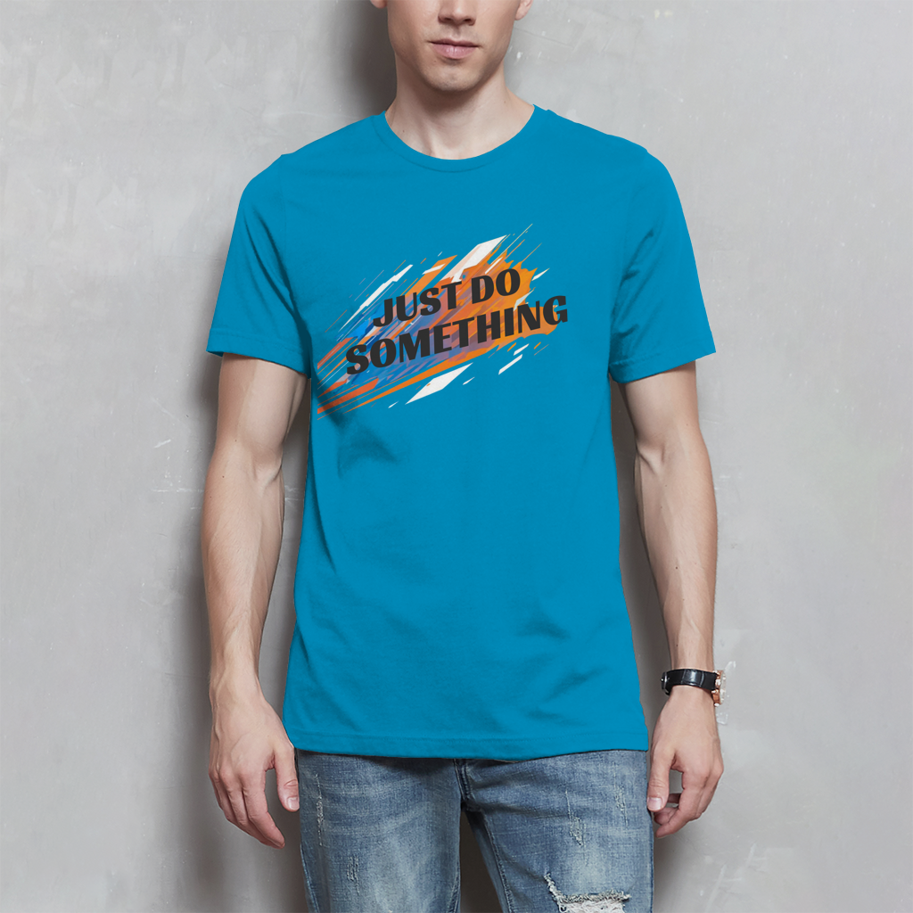 Herren T-Shirt something