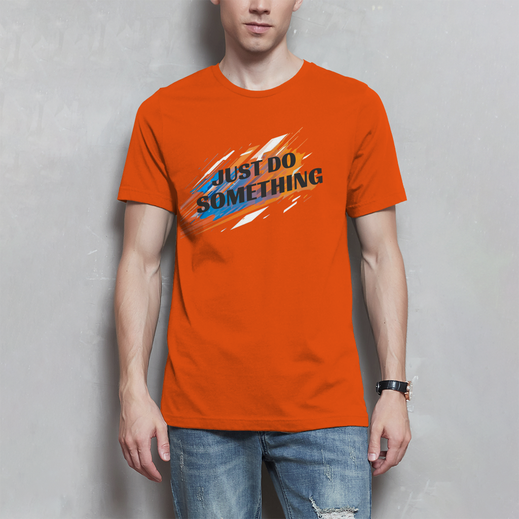 Herren T-Shirt something