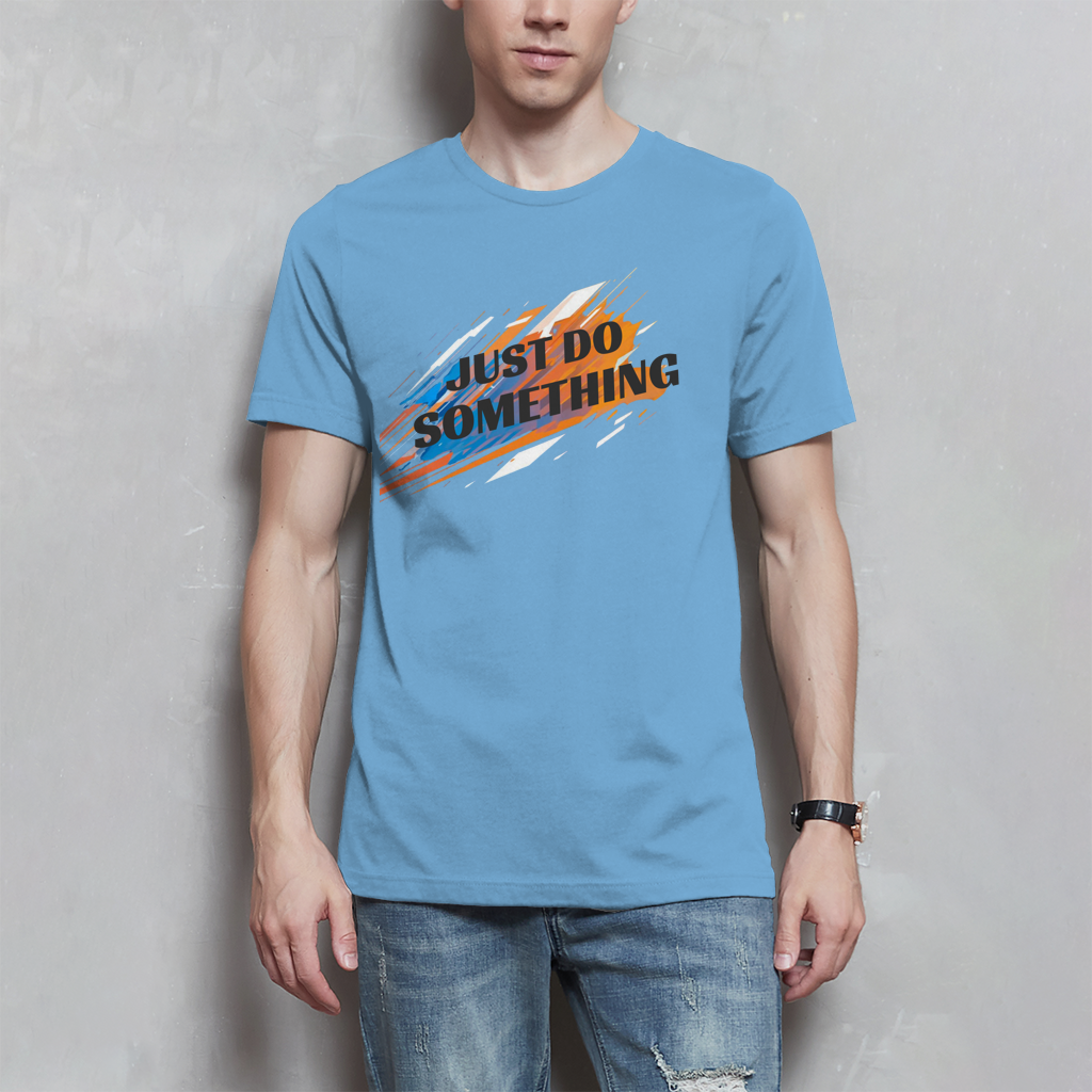 Herren T-Shirt something