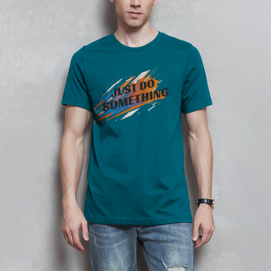 Herren T-Shirt something