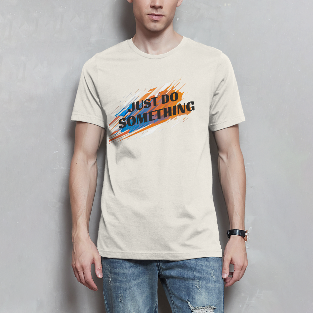 Herren T-Shirt something