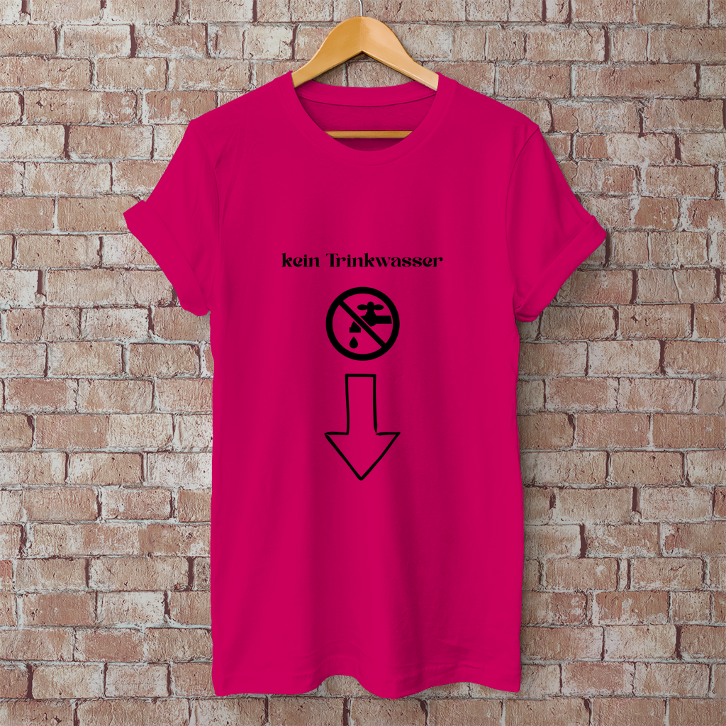Herren T-Shirt Trinkwasser