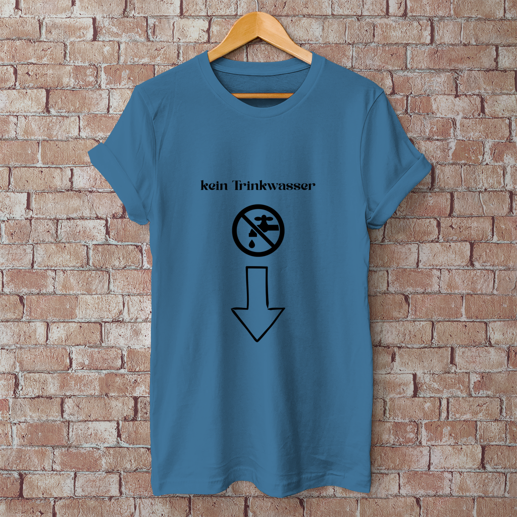 Herren T-Shirt Trinkwasser