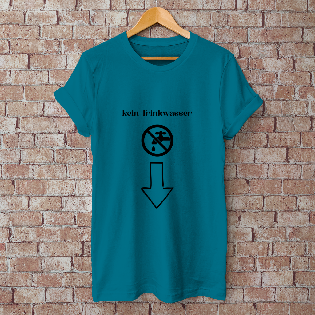 Herren T-Shirt Trinkwasser