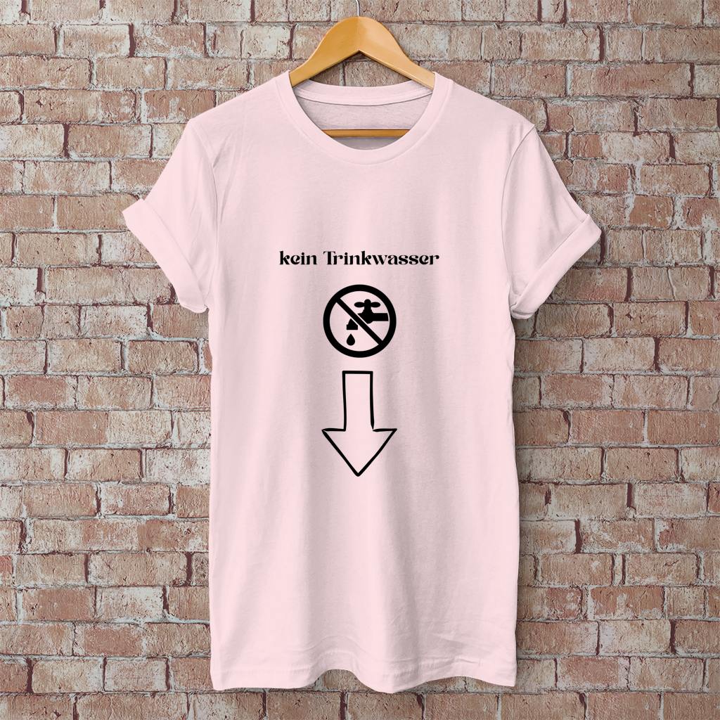 Herren T-Shirt Trinkwasser