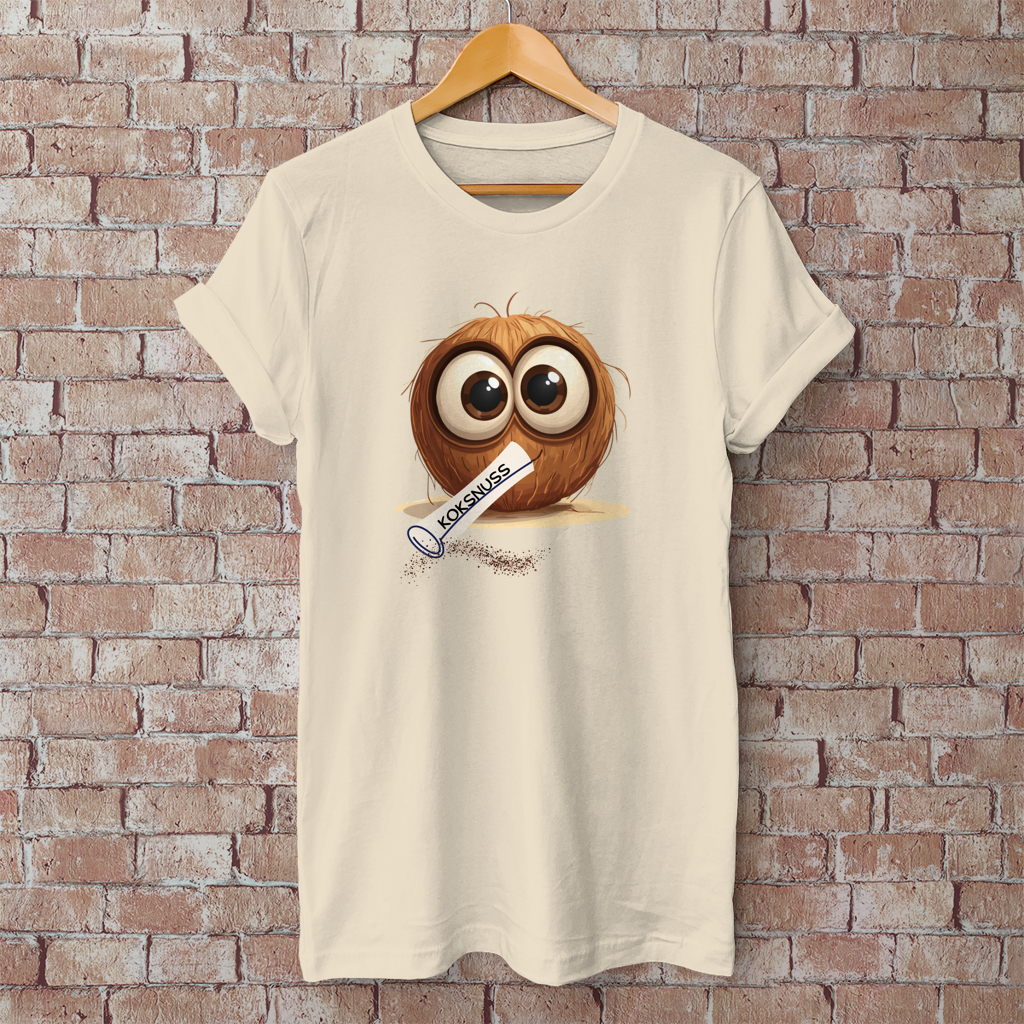 Herren T-Shirt koksnuss