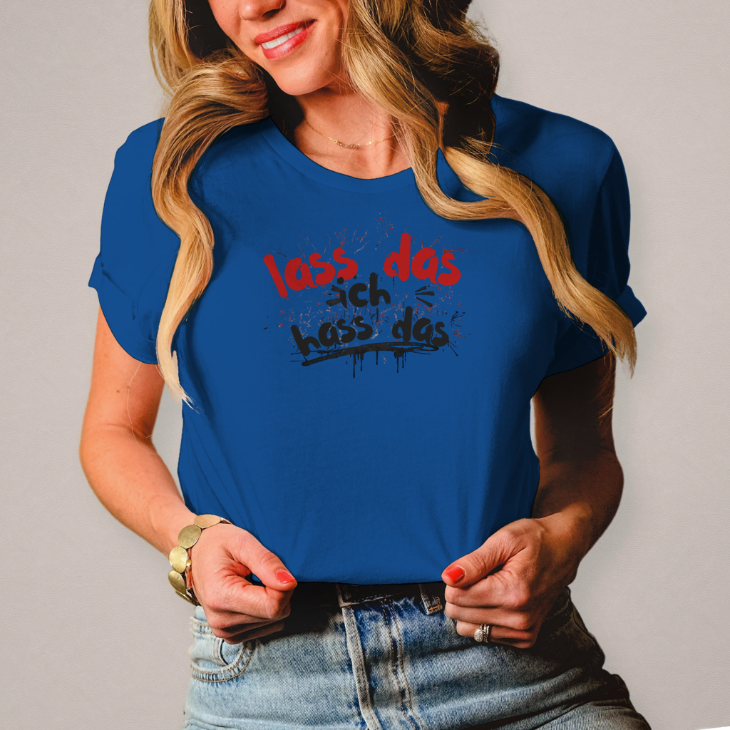 Damen T-Shirt lass das