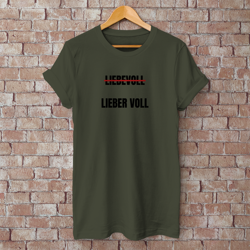 Herren T-Shirt Lieber Voll