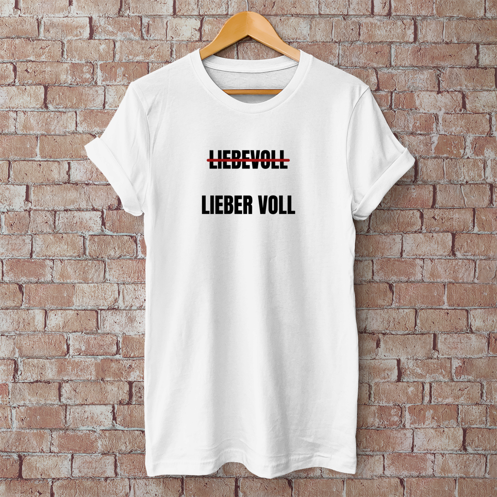 Herren T-Shirt Lieber Voll