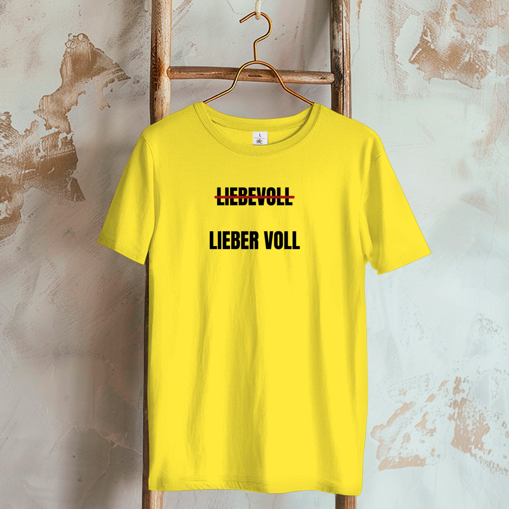 Damen T-Shirt Lieber Voll