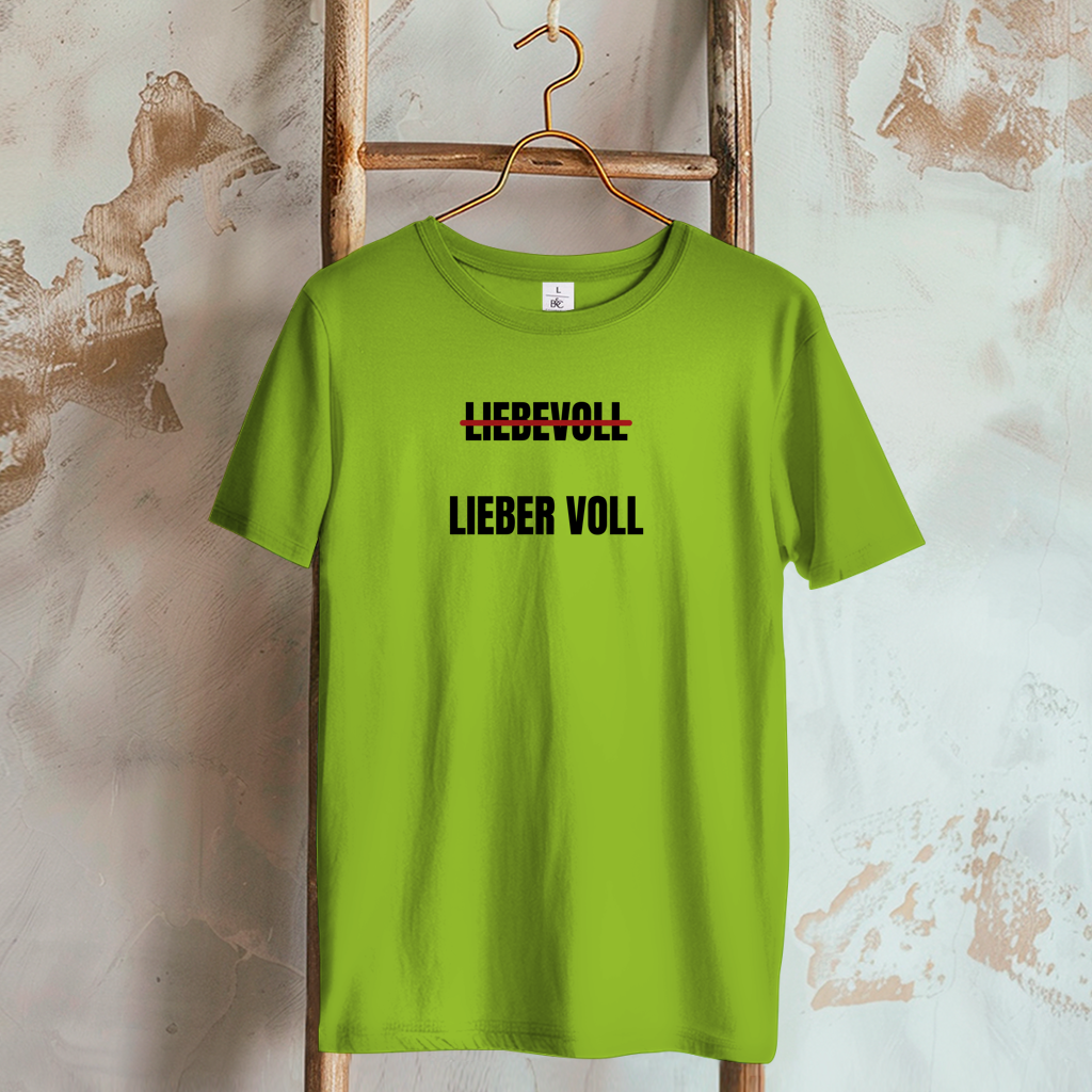 Damen T-Shirt Lieber Voll