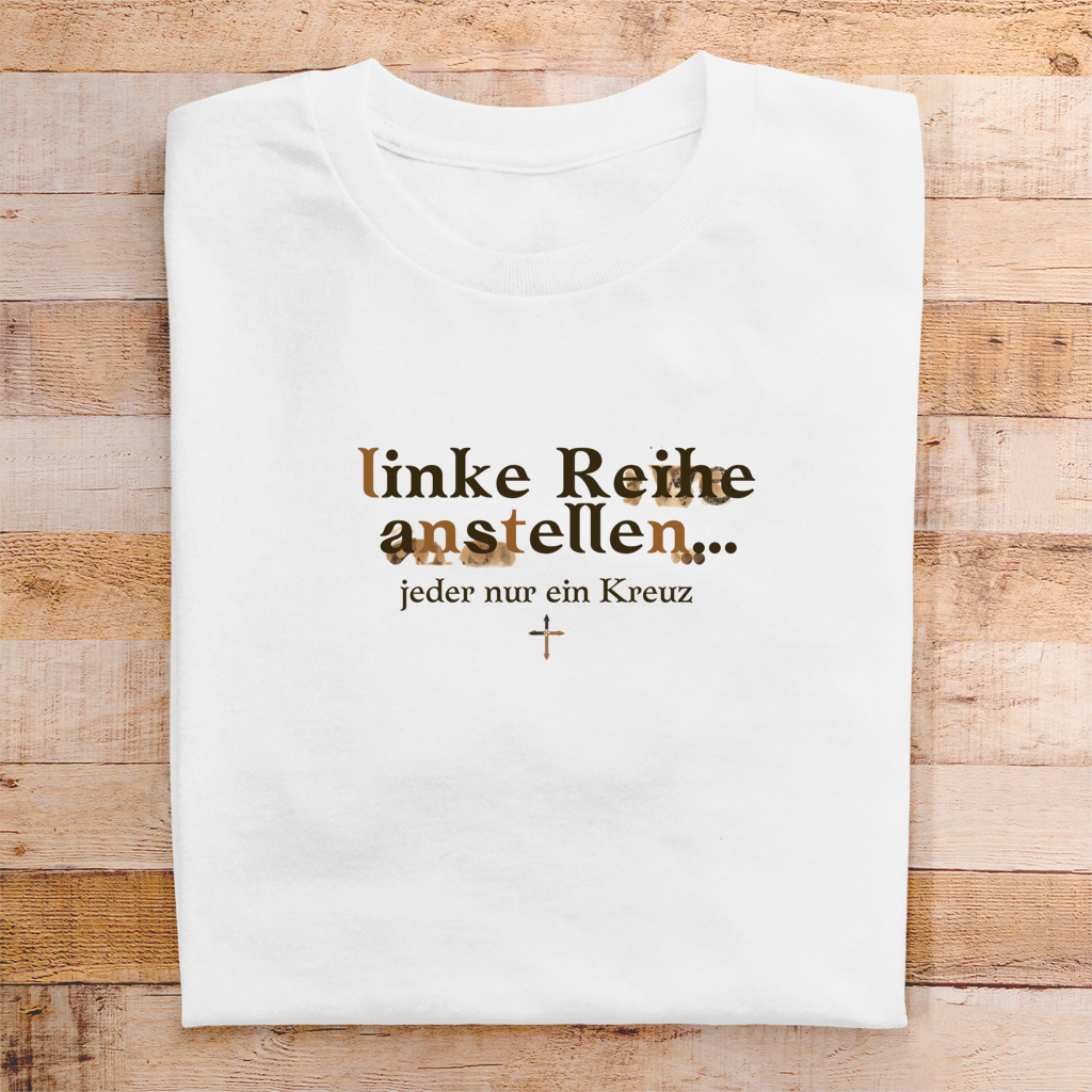 Herren T-Shirt Linke Reihe