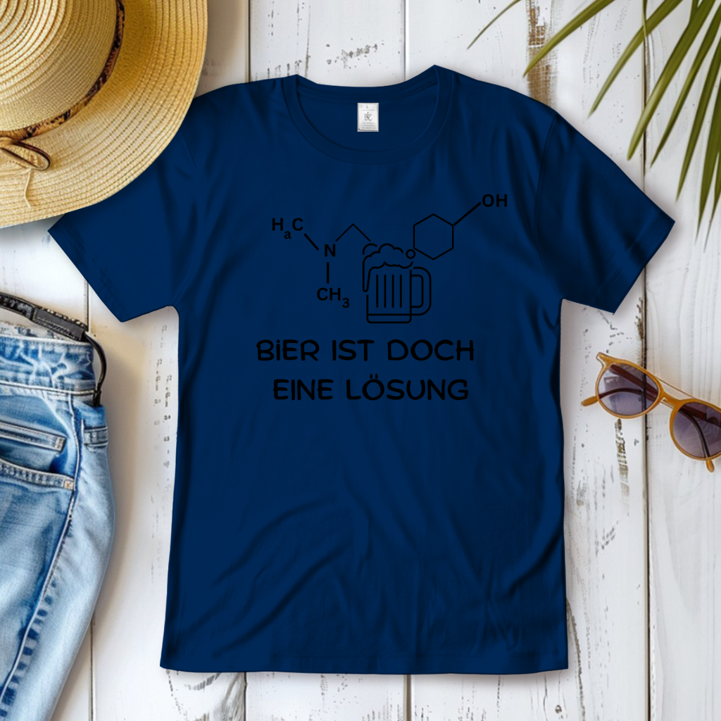 Damen T-Shirt Bier ist eine Lösung