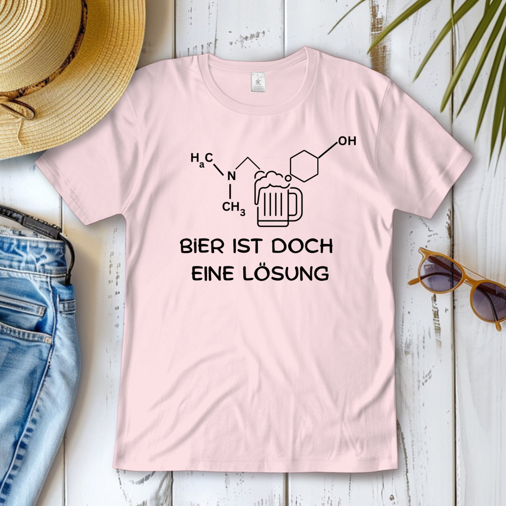 Damen T-Shirt Bier ist eine Lösung
