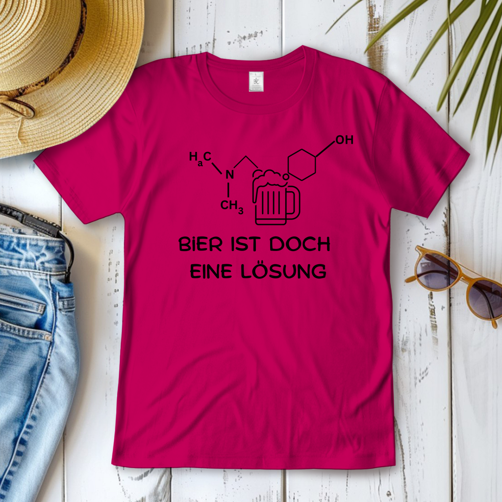 Damen T-Shirt Bier ist eine Lösung