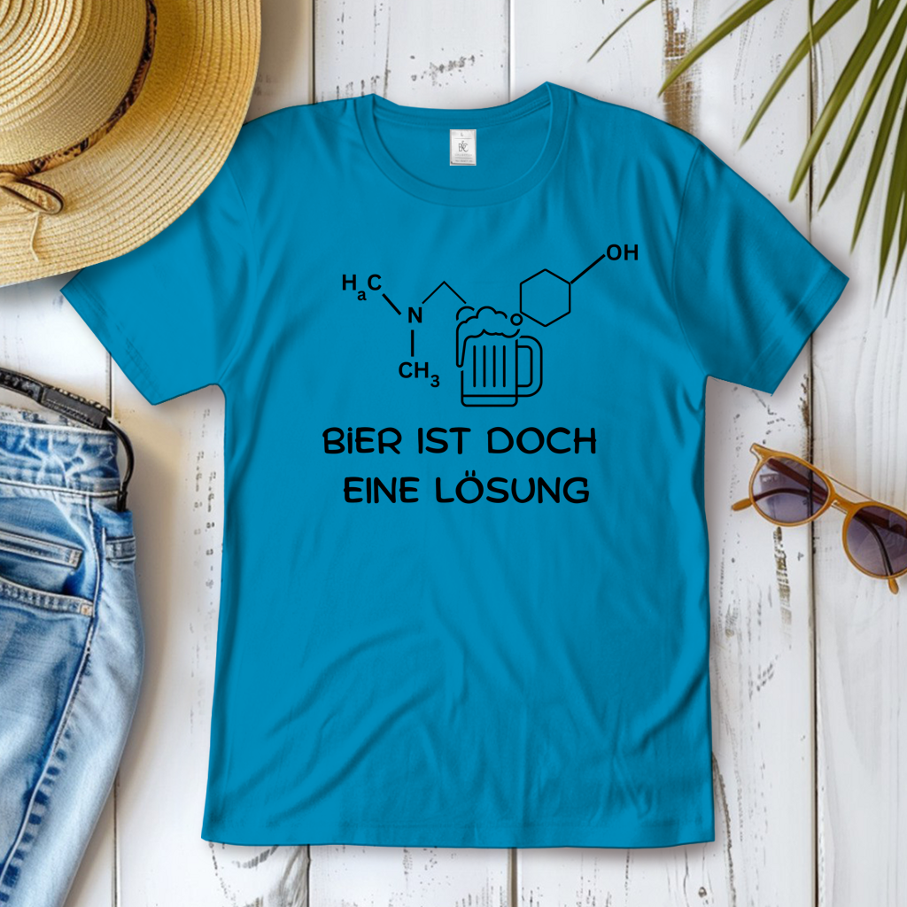 Damen T-Shirt Bier ist eine Lösung
