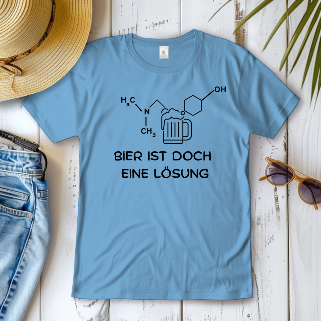 Damen T-Shirt Bier ist eine Lösung