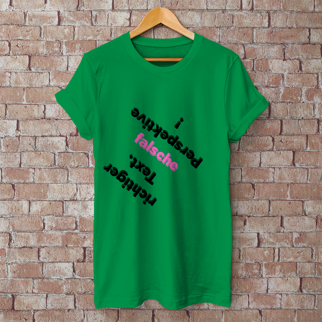 Herren T-Shirt Perspektive