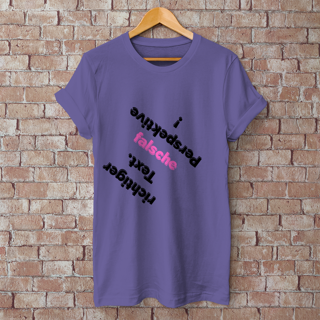 Herren T-Shirt Perspektive