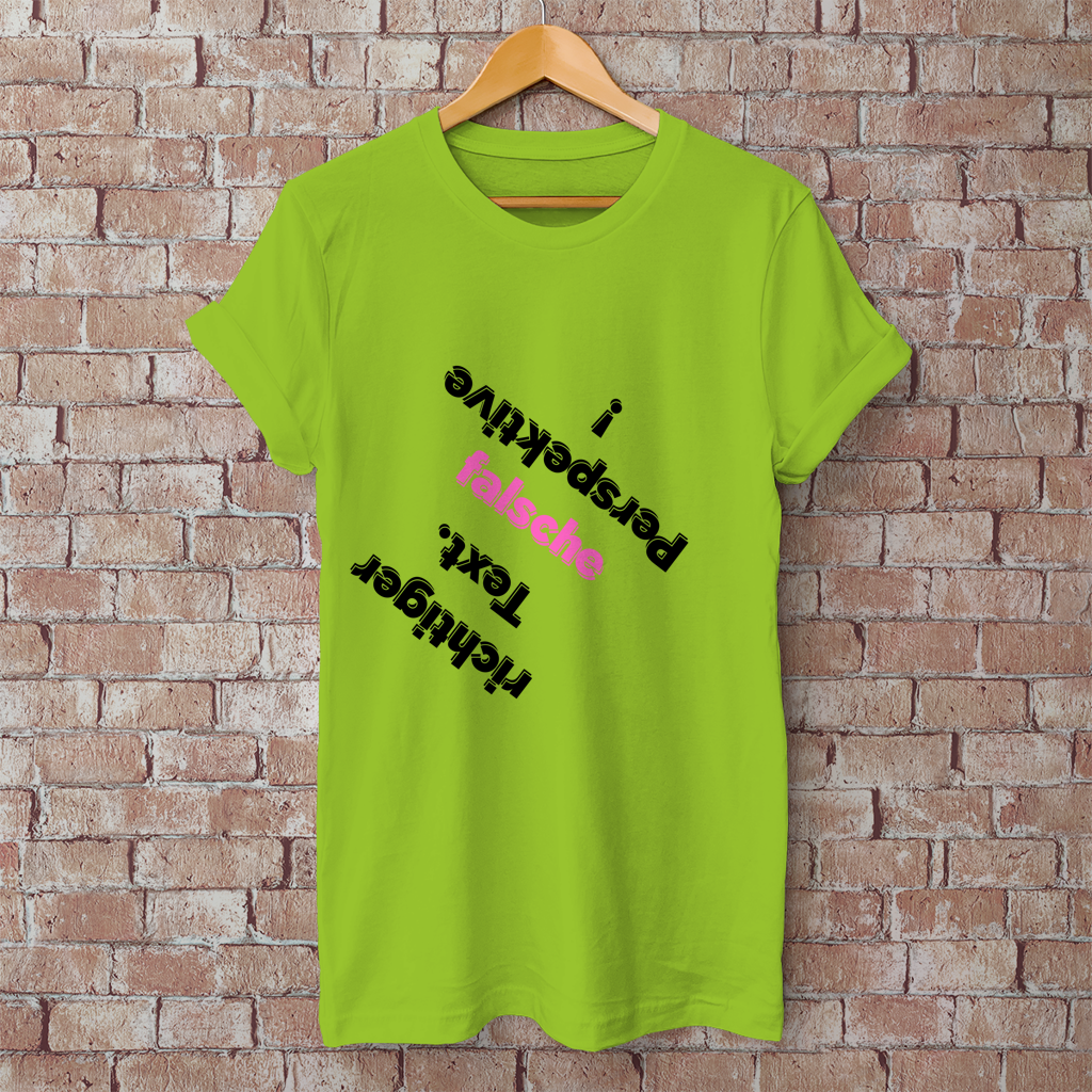 Herren T-Shirt Perspektive