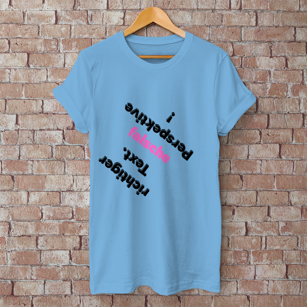 Herren T-Shirt Perspektive