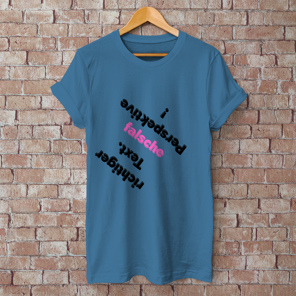 Herren T-Shirt Perspektive