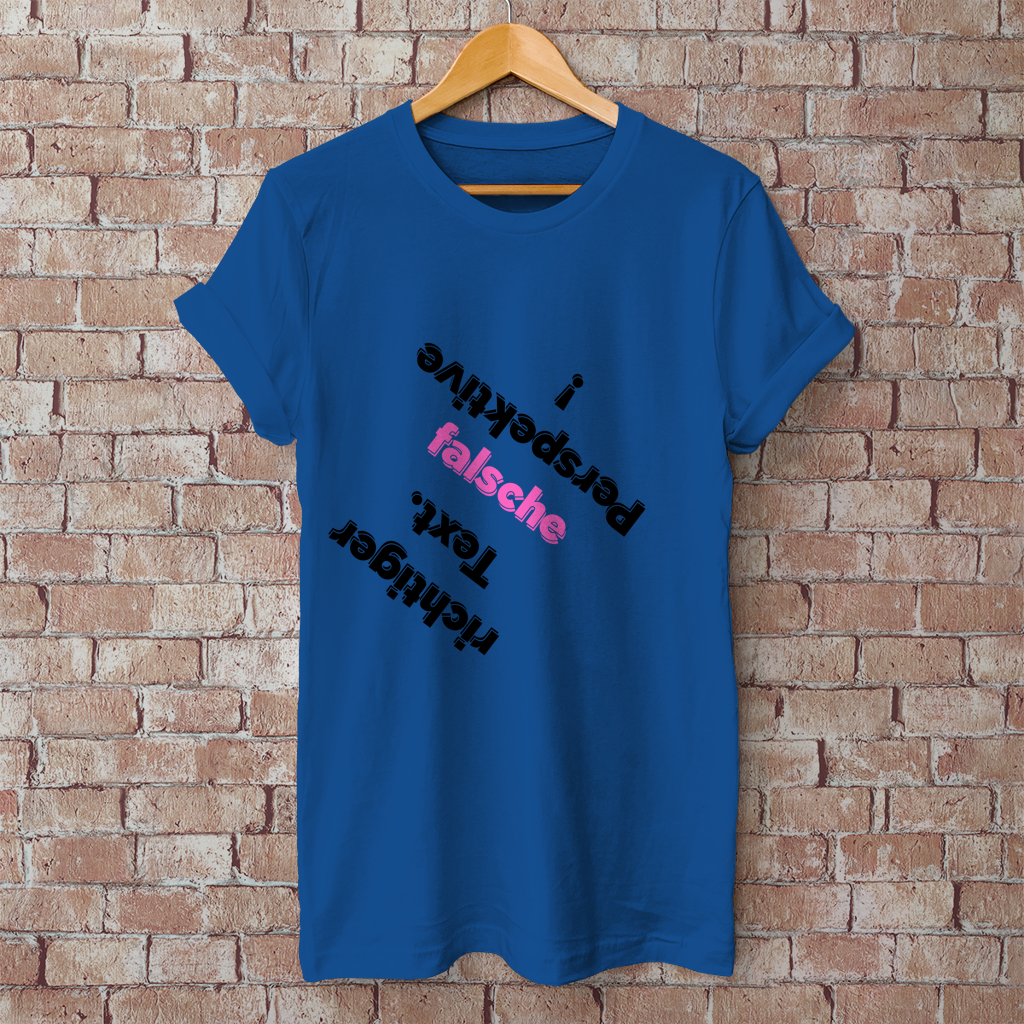 Herren T-Shirt Perspektive