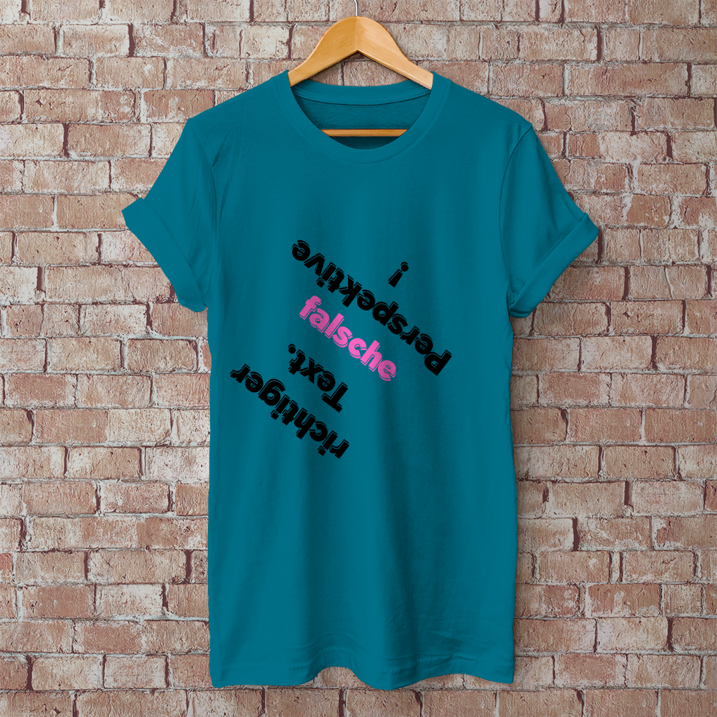 Herren T-Shirt Perspektive